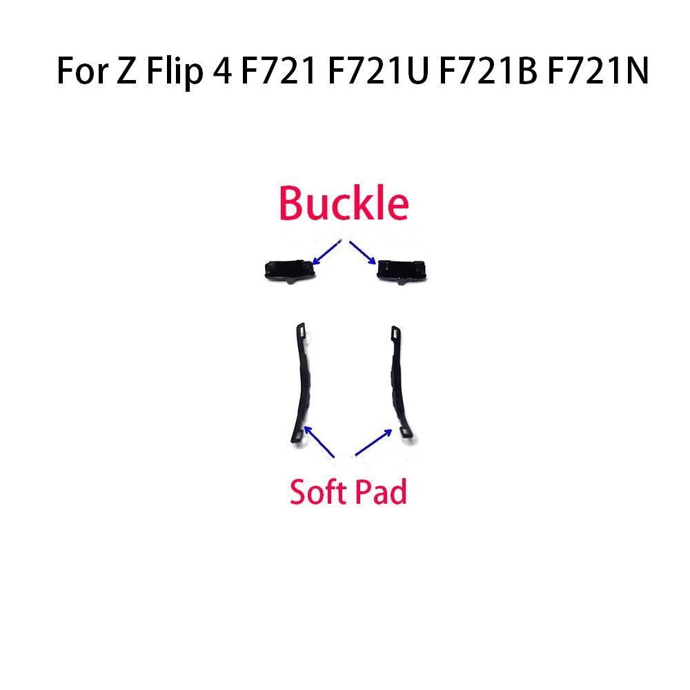 

Bracket LCD Frame Bezel Screen Stand with buckle middle soft pad For Samsung Galaxy Z Flip 3 4 5 f731 f721 f711 flip 4 f721 buckle