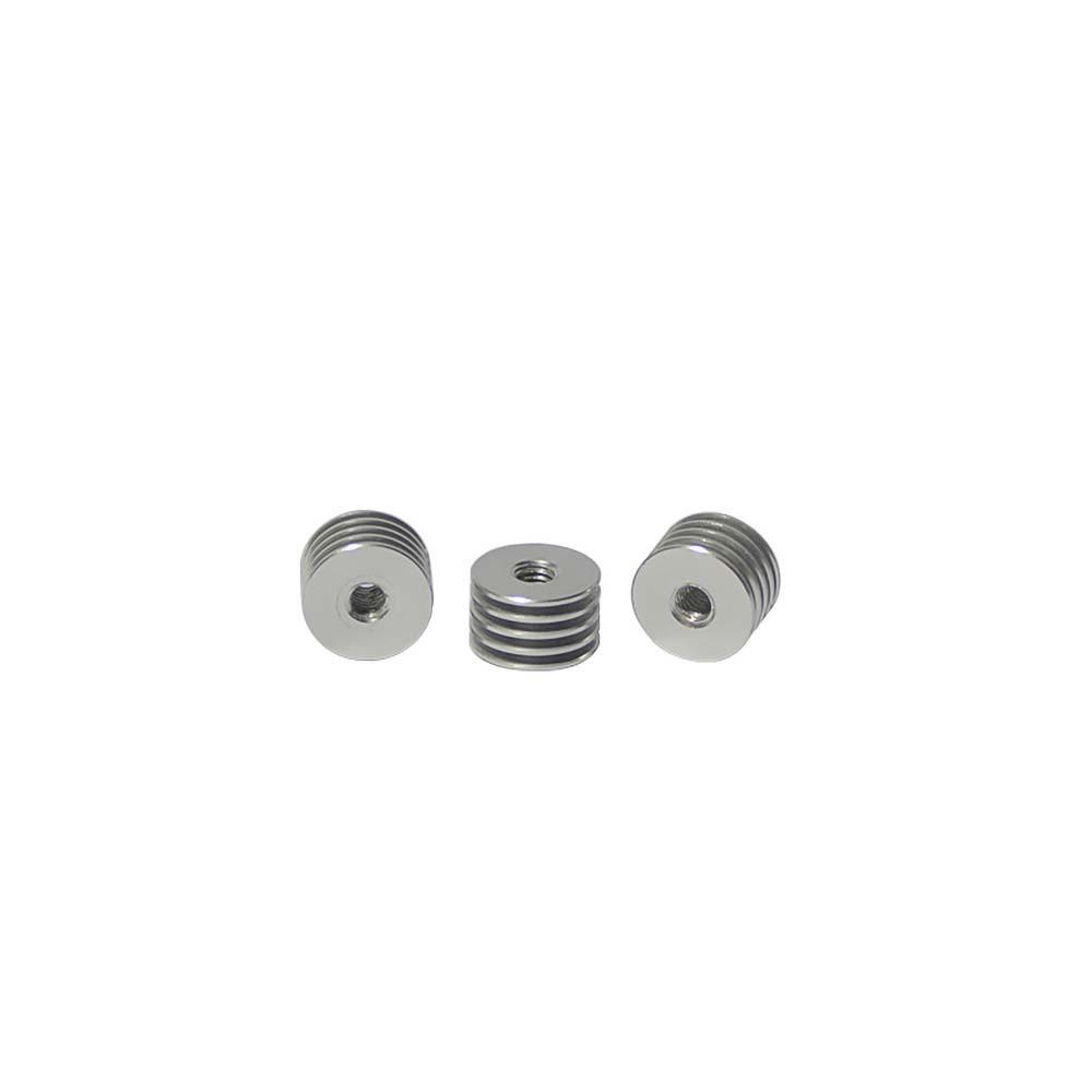 V5 CNC 3D Printer Cooling Tube Heatsink Fin Silver Mini Aluminum OD18 H11mm (1pc)