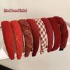 Red Series Hair Accessories: Multi-Style BB Clips & Festive Hairband for Women