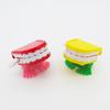 1pcs Clockwork Toy Upper Chain Jumping Tooth Toy Children Jump Teeth Running Clockwork Spring Wind Up Toy