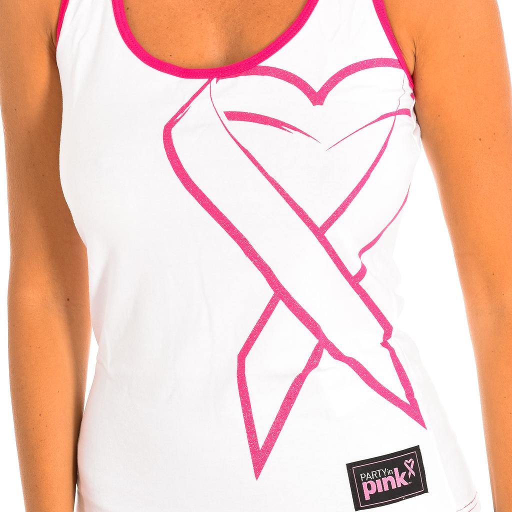 Ärmelloses Damen-T-Shirt mit Rundhalsausschnitt A0P00124