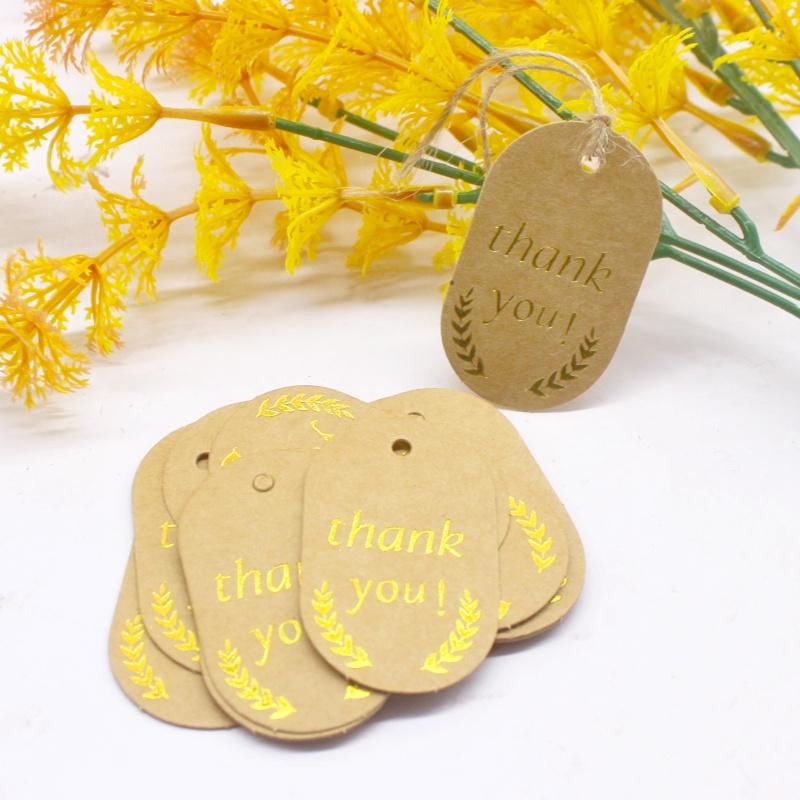 

50 шт. 3x5 см красного, белого, черного, розового, зеленого цвета, крафт-бумага овальной формы, спасибо за подвесную открытку с 10 метрами пеньковой веревки 50tag10mstring