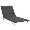 Sun Lounger Cushion GEMERT 100percent  Polyester Anthracite