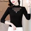 La Chapelle Women's Korean-Style Casual Long-Sleeve T-Shirt