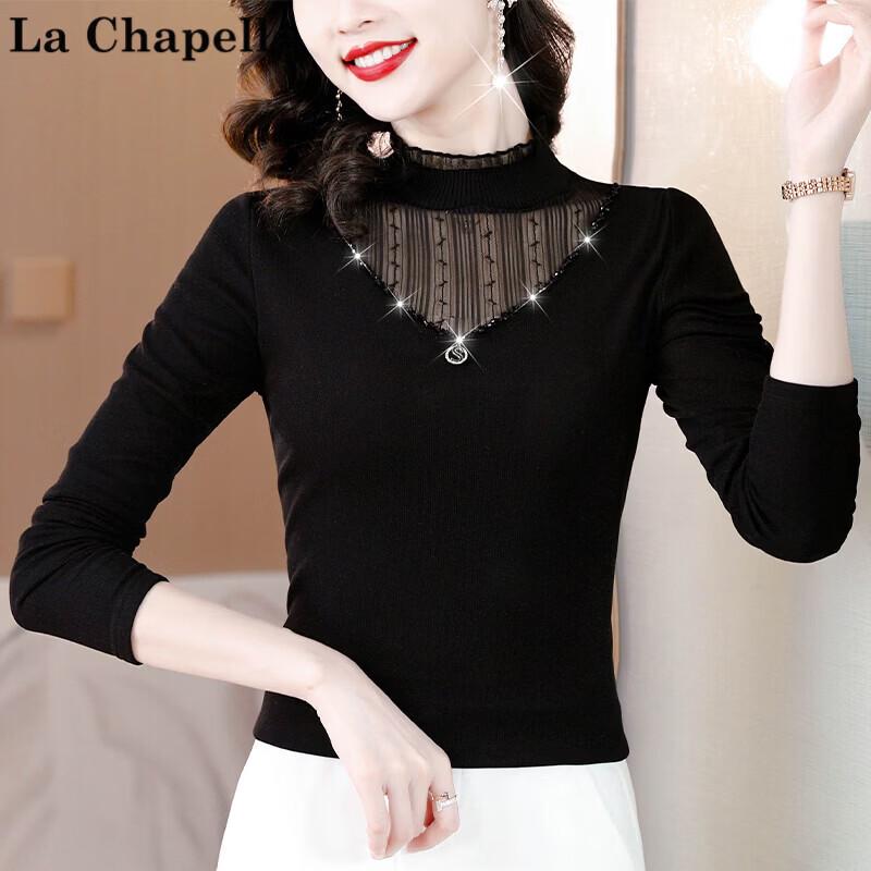La Chapelle Women's Korean-Style Casual Long-Sleeve T-Shirt