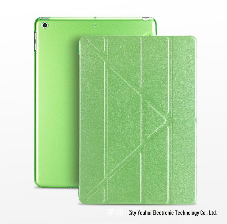 Custodia iPad Anti-Goccia Pieghevole a Y con Texture di Seta per iPad Pro Mini 6 da 10,2"
