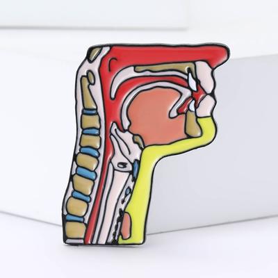 Personnalité Créatif Alliage Coupe-Gorge Broche Personnalité Exagérée Costumes Homme et Femme Pull Corsage Bijou Épingle