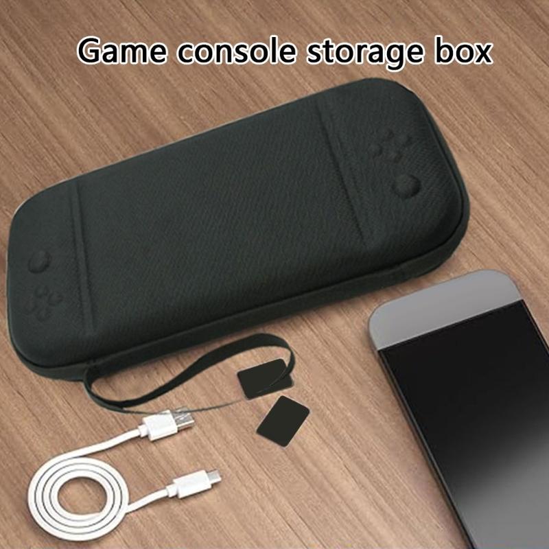 Shockproof Storage Box for 2 Handheld Game Console Bag Hard Pouch Bag Scratchproof Travel Carrying Case EVA Case