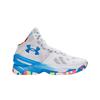 Curry 2 Retro White Electric Blue