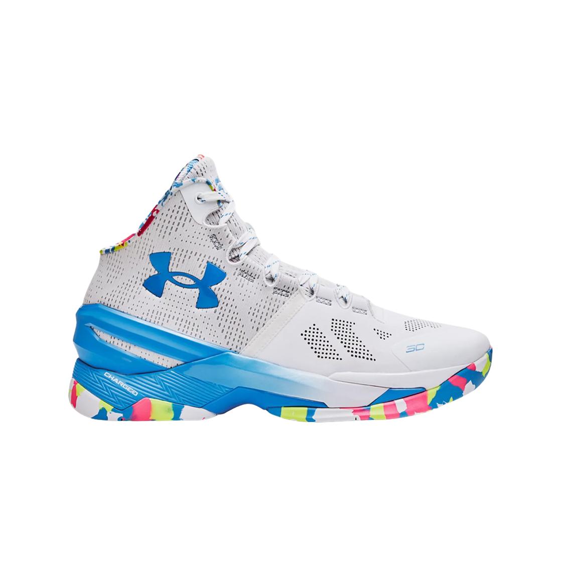 

Under Armour Curry 2 Retro Белый Электрический Синий 255