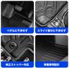 Yimeida Floor Mats for Suzuki New Jimny and Jimny Waterproof 3D Car Mats with Rubber Floor 3D TPE Floor Carpets for Jimny Custom Interior Driver and