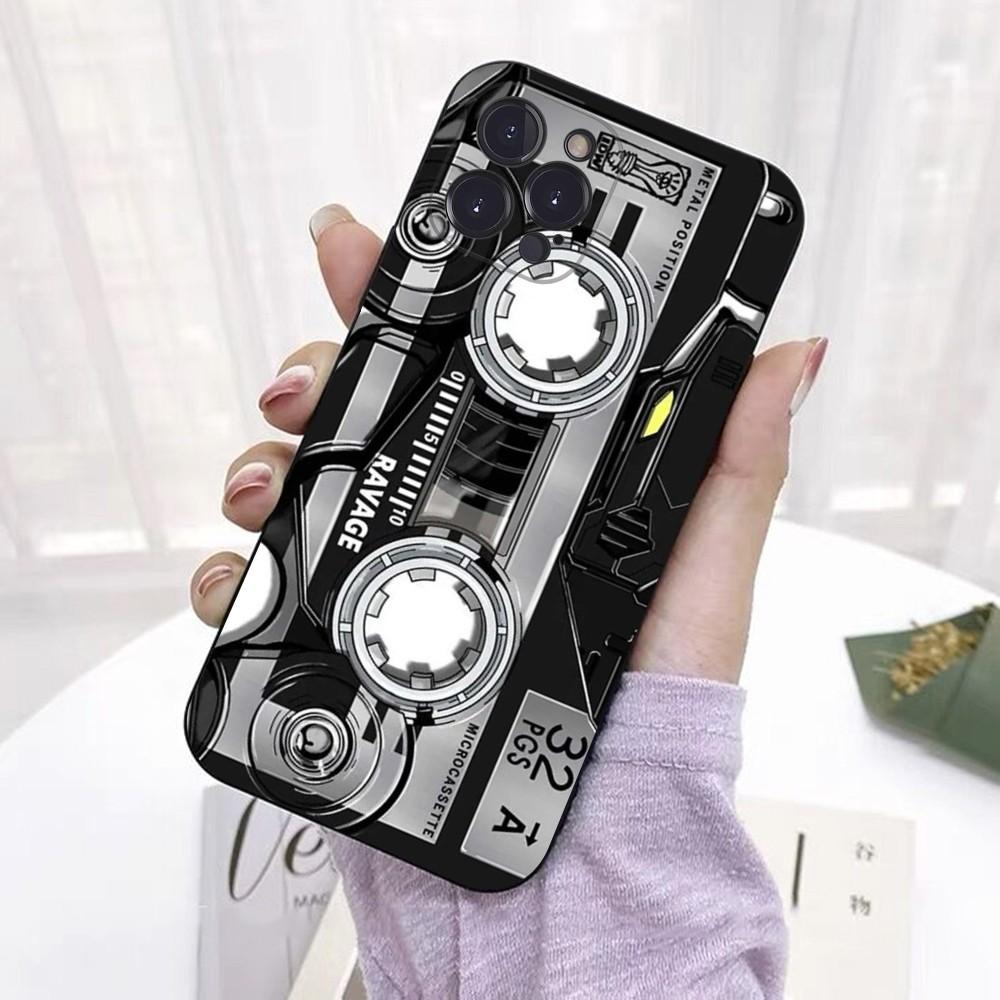 Vintage Cassette Tape Phone Case For IPhone 16 15 14 11 12 13 Mini Pro XS Max Cover 6 7 8 Plus X Funda Shell