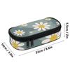 Pen Case Smooth Zipper Roomy Interior 300D Polyester with Mesh Divider Pen Holders and Spacious Main Compartment for Boys Girls