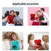 With LED Strip Artificial Teddy Rose Girlfriend Women Anniversary Bear  Wedding Party Supplies