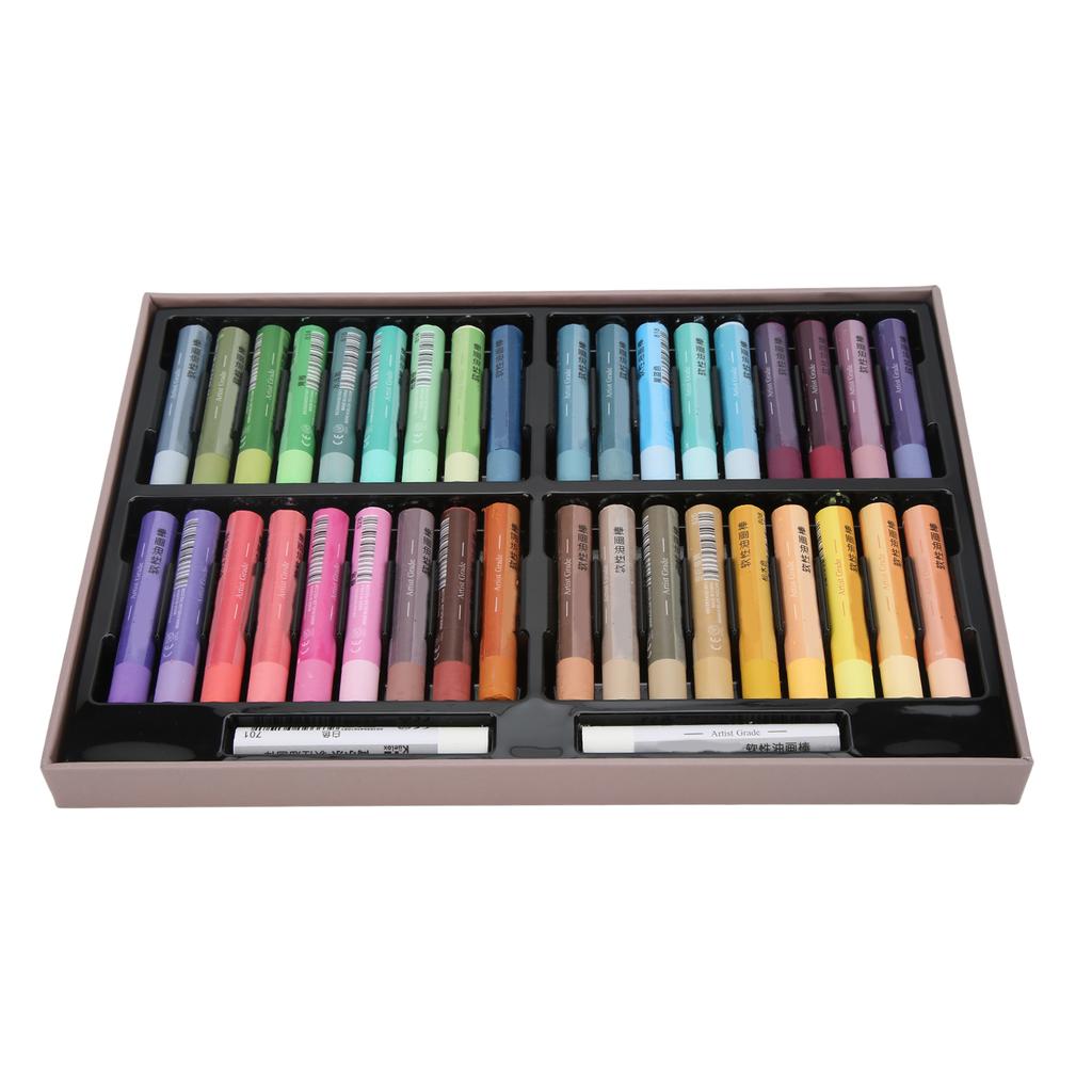 Ölpastellkreiden Schreiben Geschmeidig Leuchtende Farben Wasserdicht Leicht zu Reinigen 36 Farben Pastellkreiden Kunstbedarf für Graffiti-Malerei