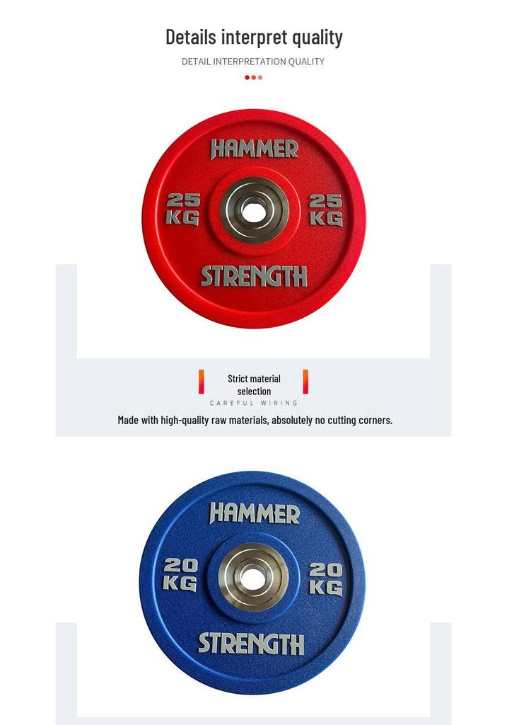 CPU Competition Weight Plates for Home Gym Strength Training Fitness Exercise