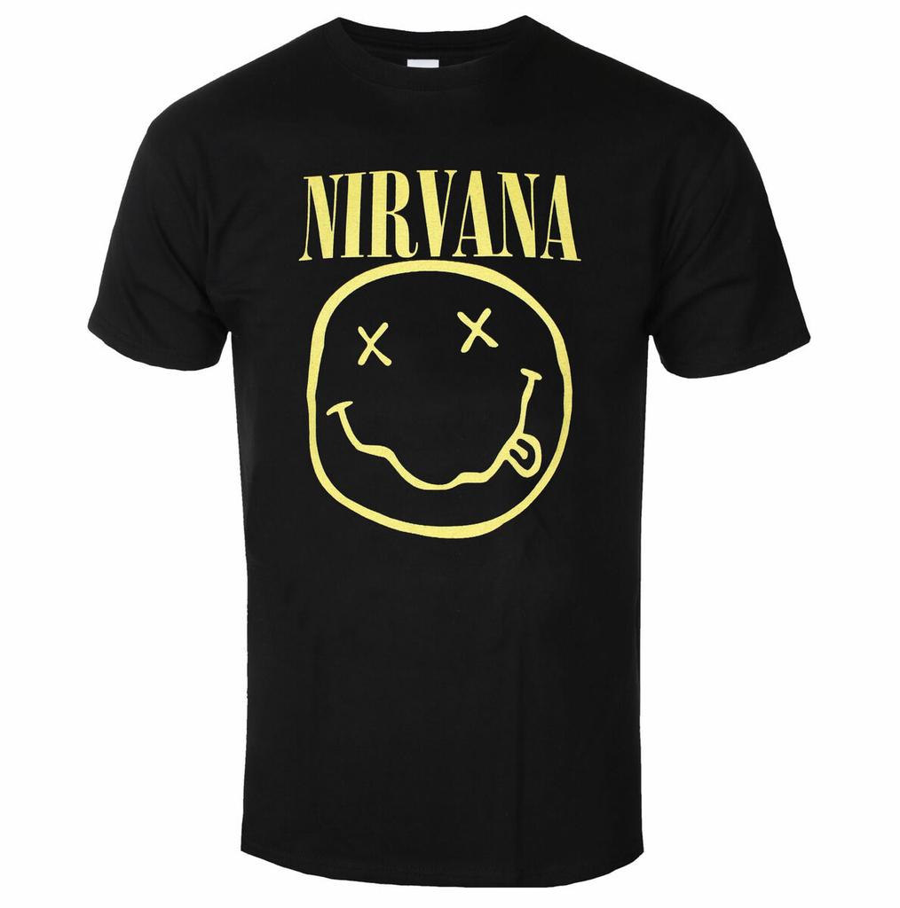 Retro Nirvana Graphic Cotton Tshirt Unisex Summer Short Sleeve Fashion Brand Tee Luxury Casual Vintage Tees