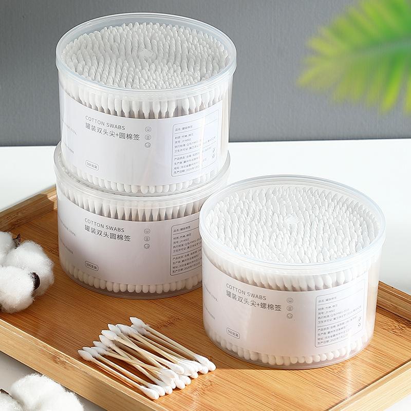 Cotton Swabs for Cleaning Ears, Makeup Cotton Swabs, Household Disposable Cotton Swabs, Pointed Cotton Swabs, Double-ended Cotton Swabs