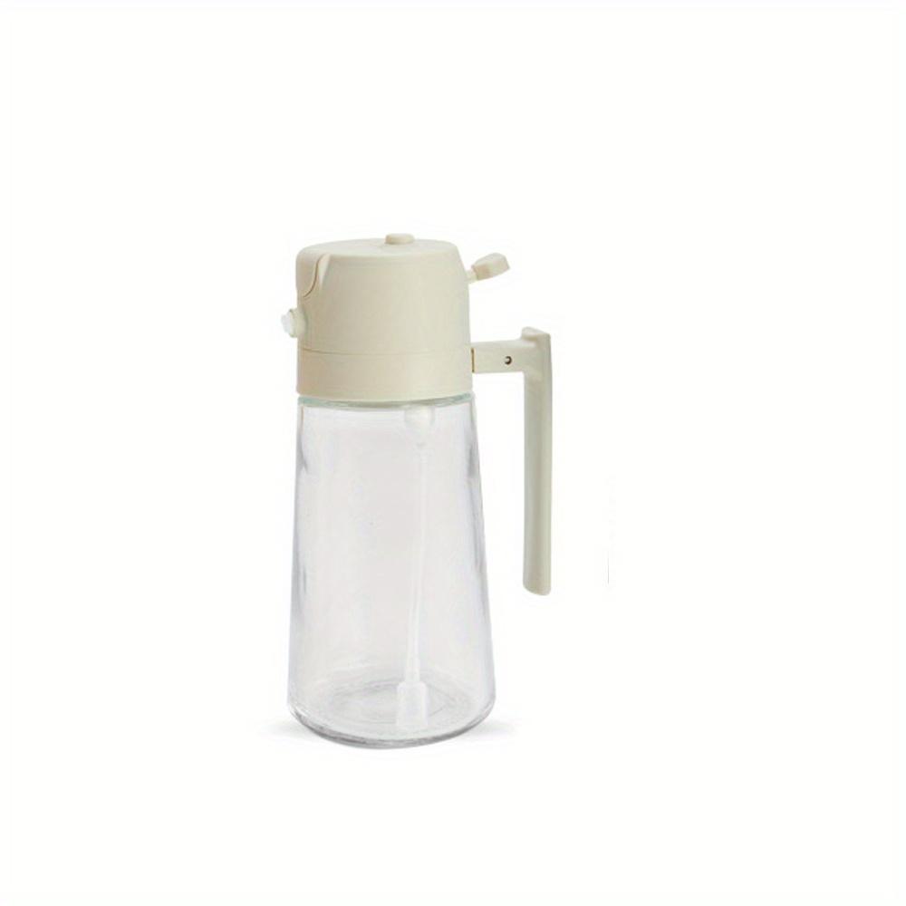 

2-in-1 Glass Bottle Sprayer Outdoor Grill Olive Oil Diffuser Kitchen Vinegar Soy Sauce Spray Dispenser Opening Lid Cooking Tool белый