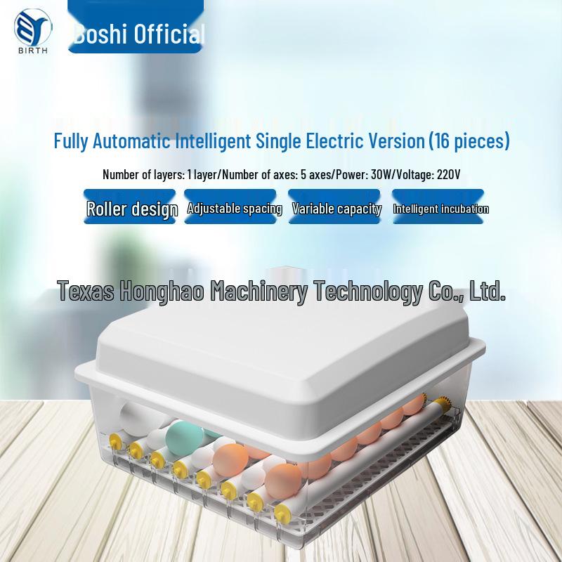 Automatic Mini Egg Incubator: Intelligent Temperature Control for 6-176 Eggs