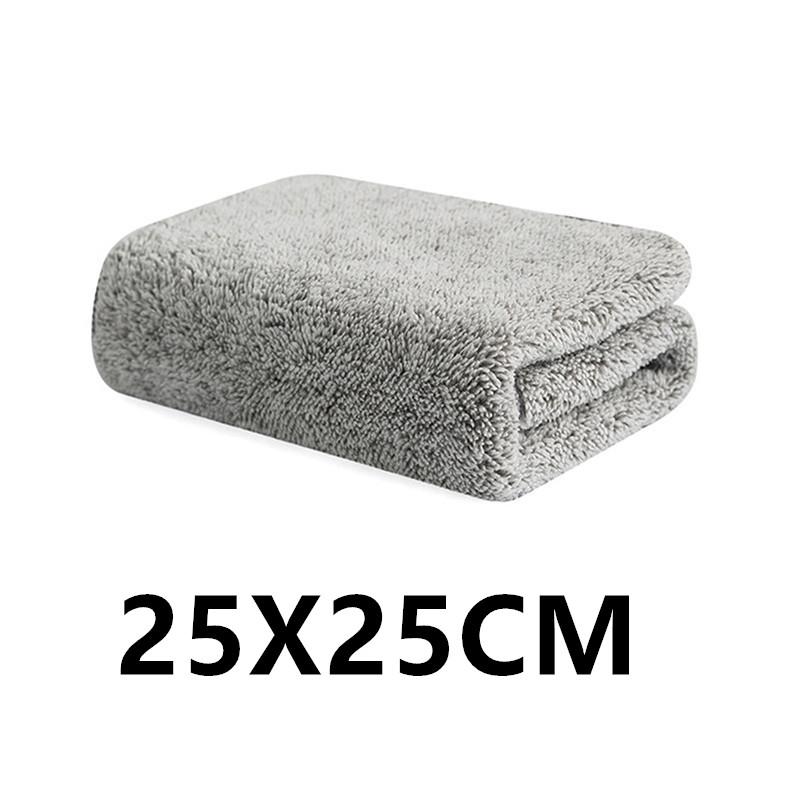 Mikrofaser-Küchenhandtuch-Set, Bambus-Fer-Handtücher für die Küche, Serviette, weiches Geschirrtuch, saugfähiges Reinigungstuch, Lappen, 1/2/4/5 Stück