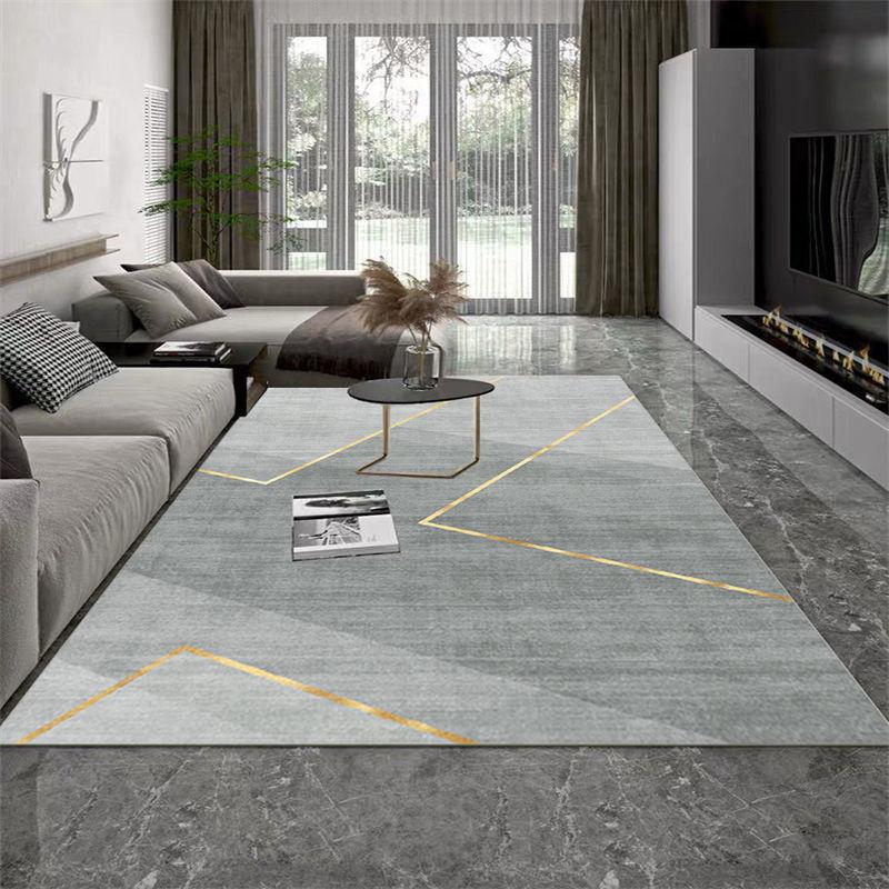 Antiskid Carpet Living Room Modern Simple Style Entrance Door Mat Easy Cleaning Soft Office Lounge Rug Big Size Customizable