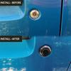 1x Magnetic Car Door Key Hole Decoration Cover For 19-24 Suzuki Jimny JB64 JB74