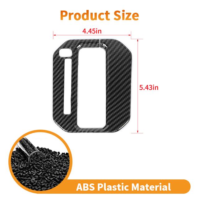 Car ABS Center Console Gear Shift Panel Cover Stickers for Suzuki Jimny 2019 2020 2021+ Interior Decoration Accessories