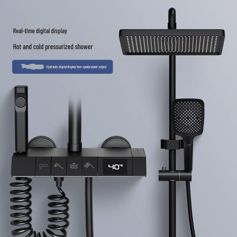 

Розумний цифровий дисплей ручного душу з функцією бустера Copper Body