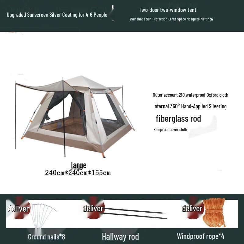Nufeng Automatic Quick-Open Tent 4-6 Person
