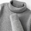 FAPAI Men's Reversible Turtleneck Cashmere Sweater