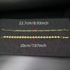 2-Piece Fashion Bracelet Set Bohemian Style Heart Bracelet Premium Gold-Plated Bracelet Party Gift Jewellery Birthday Present