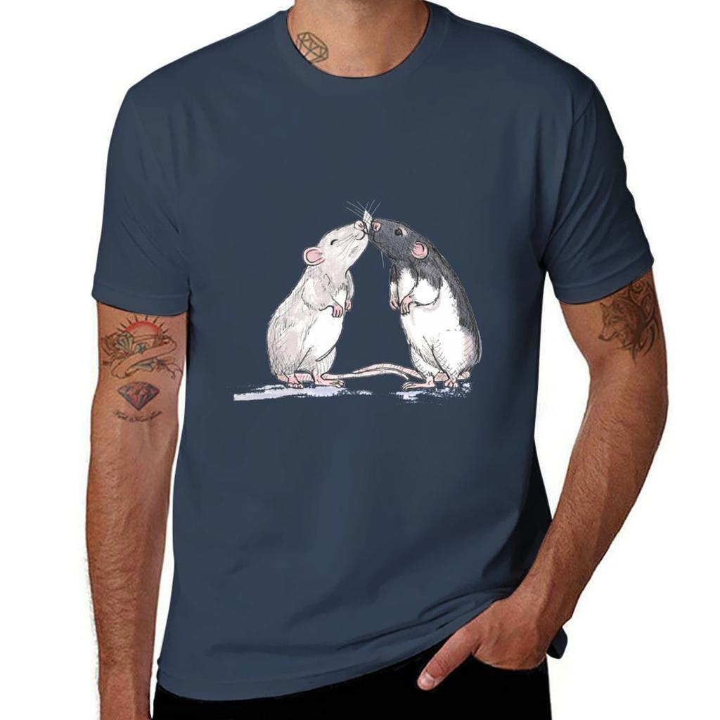 Rattie Kisses Tshirt Work Utility Casual Tee Shirt