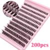 Big Capacity Super Bunch DIY Cluster Lashes 8-16mm Mix Charm Style Eyelashes Extension False Eyelash Makeup Tool Russian Volume