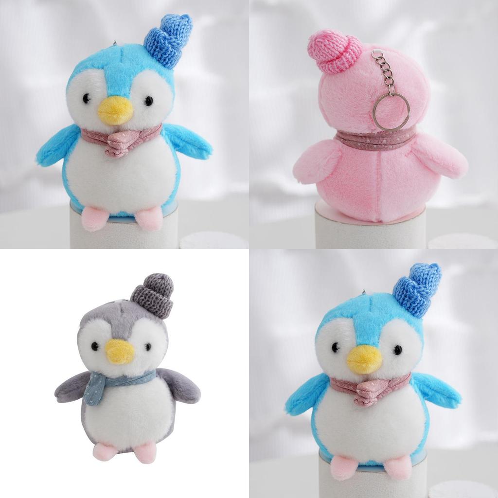 Adorable Plush Penguin Keychain Backpack Accessory Soft Stuffed Animal Toy 12cm