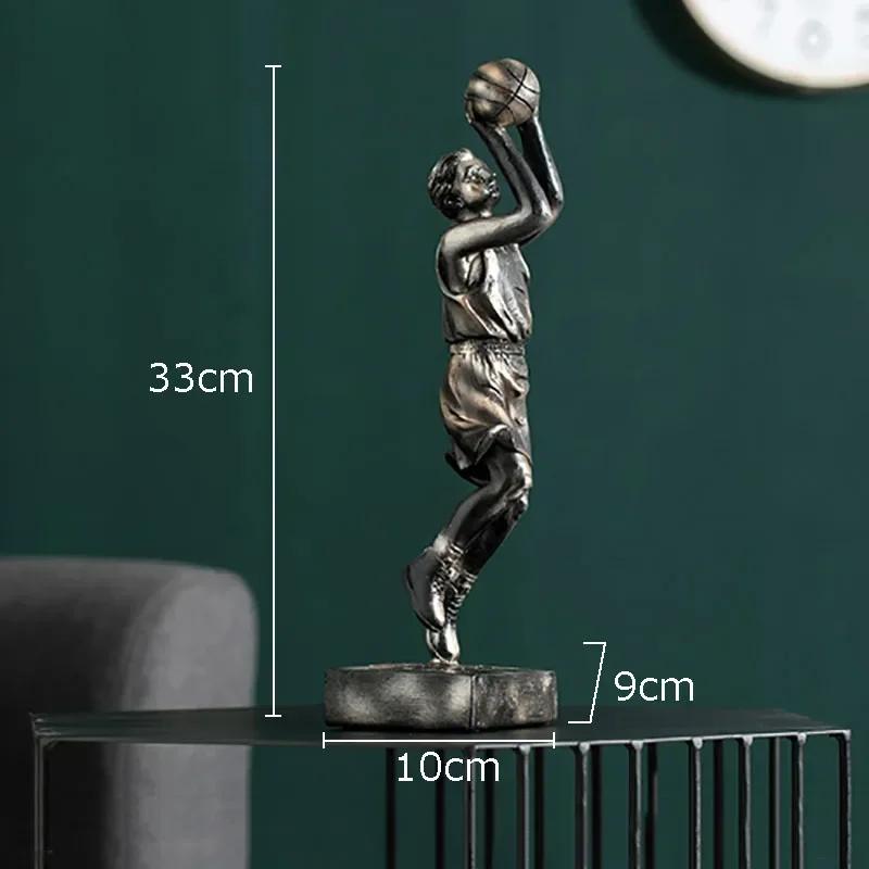 

Golf/Tennis/Basketball Athlete Statue Character Resins Crafts Ornaments Golfer Figurines Artwork Desk Decoration Furnishings