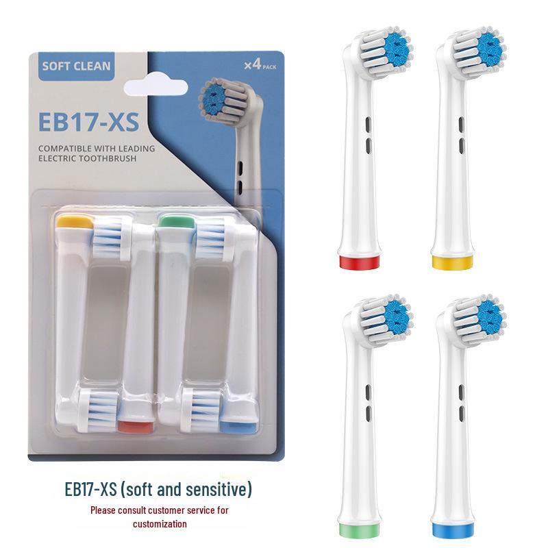 Совместимые сменные насадки для электрической зубной щетки Oral-B: D100/3709, Круглая головка, D12/D16.