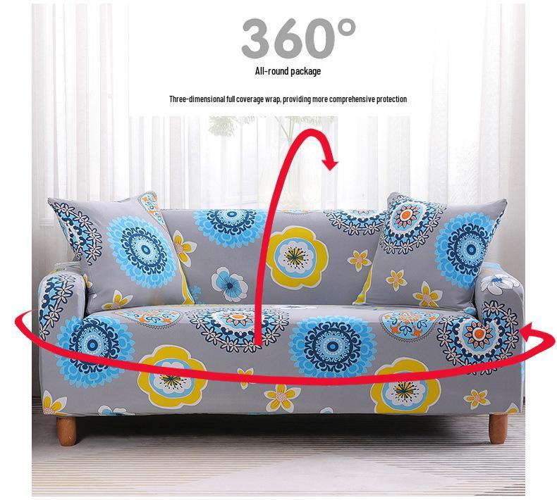 All-Season Elastic Sofa Cover and Cushion Set