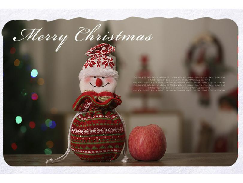 Creative Christmas Eve Apple Gift Bag with Candy Packaging