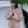 Aespa Group WK Star Retro Embroidered Jacket & Hoodie College Style Set - In Stock