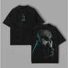 Anime Jujutsu Kaisen Gojo Satoru T-Shirt Für Herren Damen Kleidung Harajuku Gewaschenes T-Shirt Sommer Kurzarm Oberteile