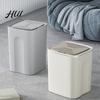 Easy Clean Bathroom Garbage Can Automatic Trash Can, 12L 14L 16L Touchless Bin with Odor-Sealing Fast Response Motion Lid, Sensor for Kitchen