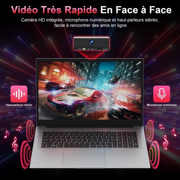 ACEMAGIC PC Portable - 18.5" Écran FHD - 16Go RAM DDR4 512Go SSD - Ryzen 4300U jusqu'à 3,7GHz(Défaite N100/N150),3*USB3.2,BT5,WiFi5