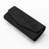 Car Sun Visor Sunglasses Case Clip Hanger Fastener Sunglasses Holder Suede PU Leather Card Ticket Storage Box Eyeglasses Holder