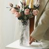 Rock Ice Patterned Glass Vase Flower Arrangement Ornaments Home Livingroom Tea Table Accessories Hotel Office Desktop Decoration