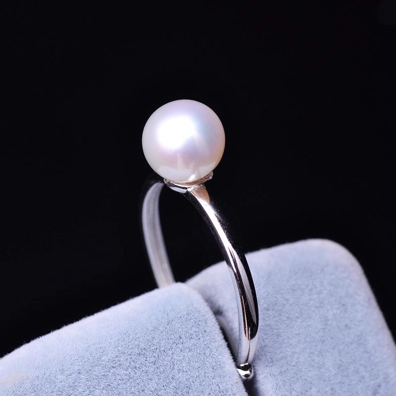 Zhuji Akoya Pearl Minimalist Ring - High-End Simple Seawater Pearl Jewelry