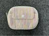 Striped Polka Dot Quilted Cotton Mini Coin and Makeup Purse