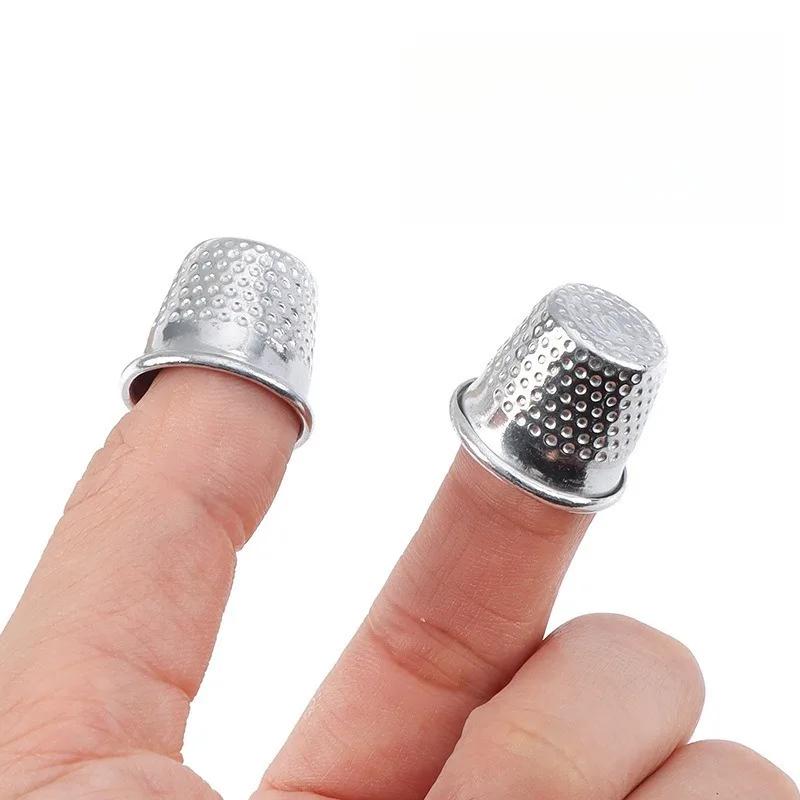 DIY Thimble Sewing Tool, Pressure Thimble Finger Cover, Household Embroidery Finger Protection Thimble Cap