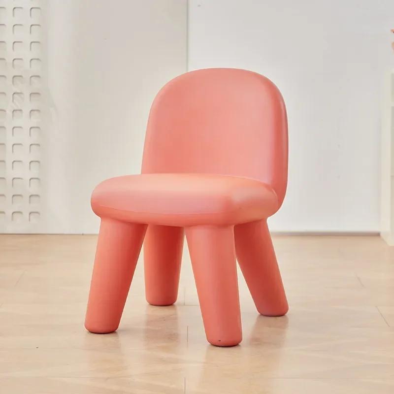 Creative Color Mushroom Dining Chair Thickened Design Can Be Used For Living Room Lounge Chair Bedroom Household Plastic Stool