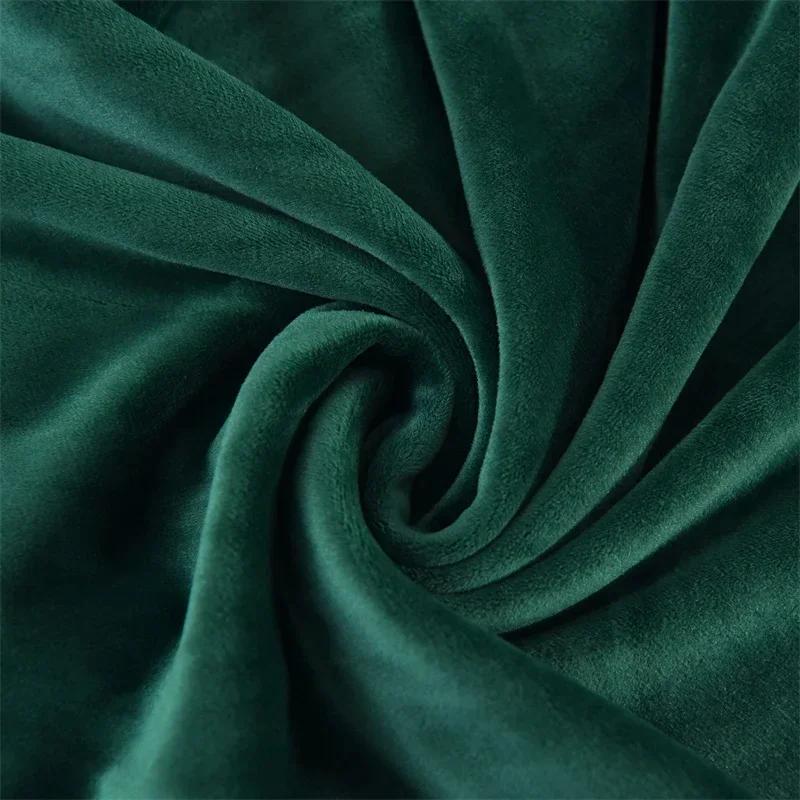 1PC Stretch Wing Chair Covers Elastic Anti-dirty Velvet Wingback Armchair Cover Single Relax Sofa Covers with Seat Cushion Cover